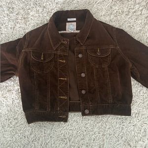 Vintage Old navy blue jeans brand jacket. Beautiful brown corduroy. Size M